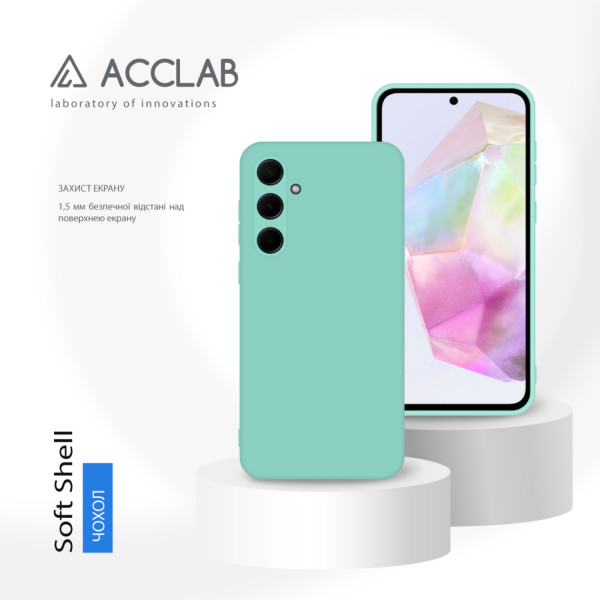 Фото - Чохол для смартфону ACCLAB Silicone Case for Samsung Galaxy A35 Blue (1283126601927)