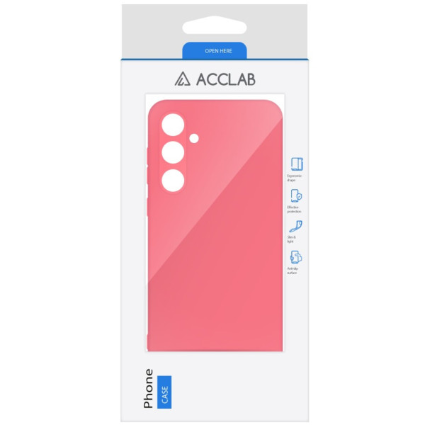Фото - Чохол для смартфону ACCLAB Silicone Case for Samsung Galaxy A35 Pink (1283126601910)