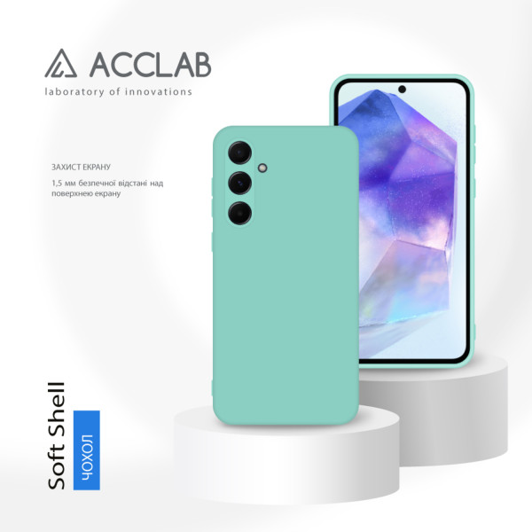 Фото - Чохол для смартфону ACCLAB Silicone Case for Samsung Galaxy A55 Blue (1283126602009)