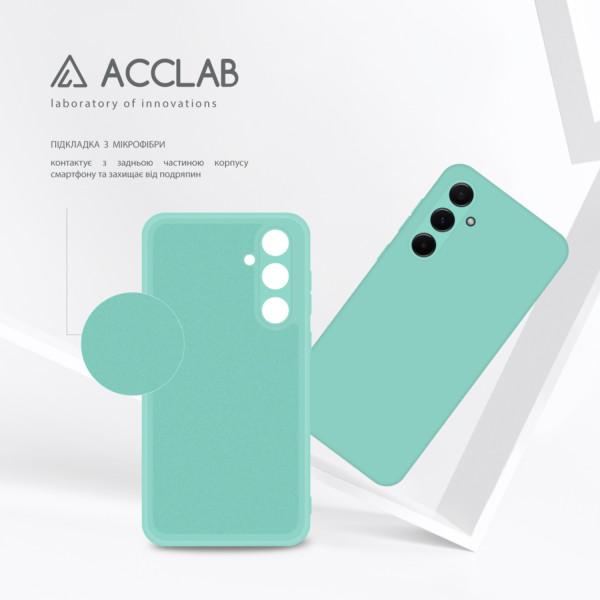 Фото - Чохол для смартфону ACCLAB Silicone Case for Samsung Galaxy A55 Blue (1283126602009)