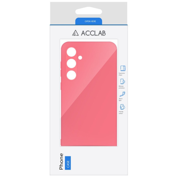 Фото - Чохол для смартфону ACCLAB Silicone Case for Samsung Galaxy A55 Pink (1283126601996)