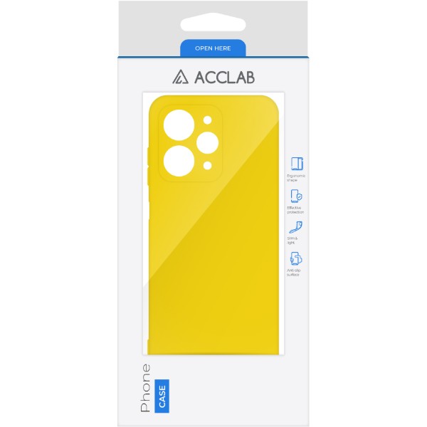 Фото - Чохол для смартфону ACCLAB Silicone Case for Xiaomi Redmi 12 Yellow (1283126602344)