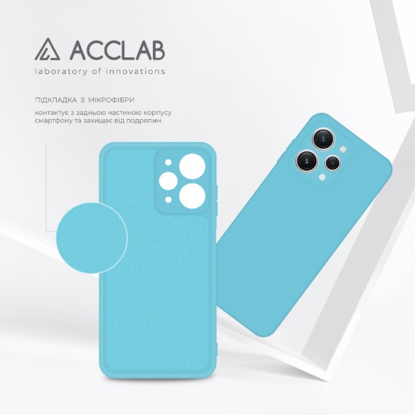 Фото - Чохол для смартфону ACCLAB Silicone Case for Xiaomi Redmi 12 Blue (1283126602337)