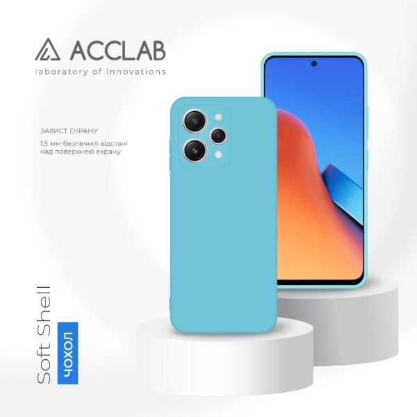 Фото - Чохол для смартфону ACCLAB Silicone Case for Xiaomi Redmi 12 Blue (1283126602337)