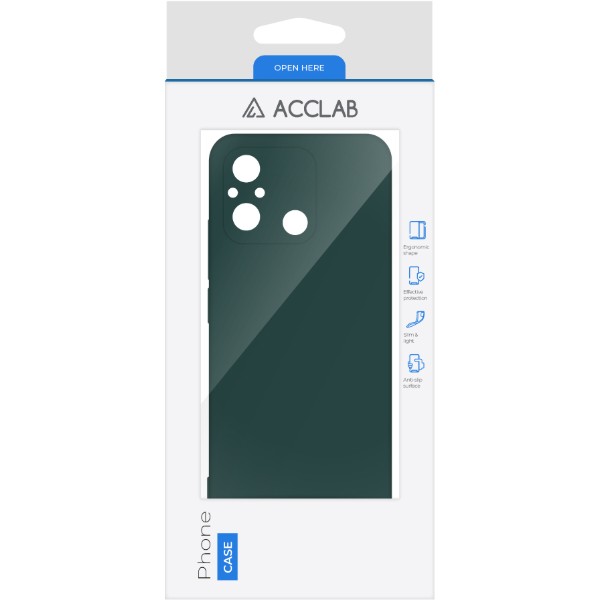 Фото - Чохол для смартфону ACCLAB Silicone Case for Xiaomi Redmi 12C Dark Green (1283126602399)