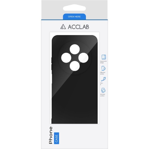 Фото - Чохол для смартфону ACCLAB Silicone Case for Xiaomi Redmi 14C 4G Black (1283126617133)