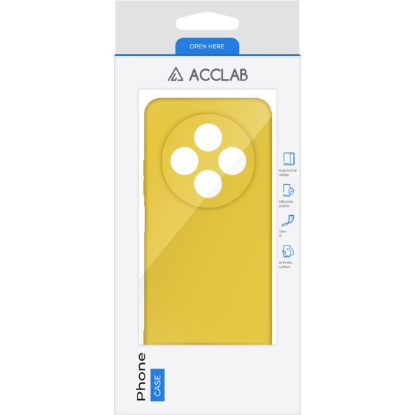 Фото - Чехол для смартфона ACCLAB Silicone Case for Xiaomi Redmi 14C 4G Yellow (1283126617034)