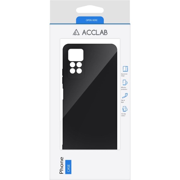 Фото - Чехол для смартфона ACCLAB Silicone Case for Xiaomi Redmi Note 12 Pro 4G Black (1283126602764)