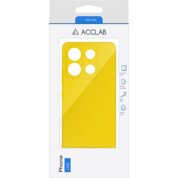 Фото - Чохол для смартфону ACCLAB Silicone Case for Xiaomi Redmi Note 13 Pro 5G Yellow (1283126602931)