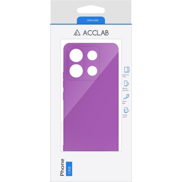 Фото - Чехол для смартфона ACCLAB Silicone Case for Xiaomi Redmi Note 13 Pro 5G Violet (1283126602955)