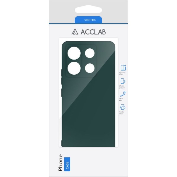 Фото - Чохол для смартфону ACCLAB Silicone Case for Xiaomi Redmi Note 13 Pro 5G Dark Green (1283126602948)