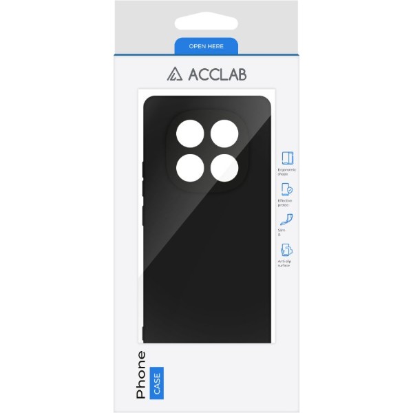 Фото - Чехол для смартфона ACCLAB Silicone Case for Xiaomi Redmi Note 14 PRO PLUS Black (1283126617294)