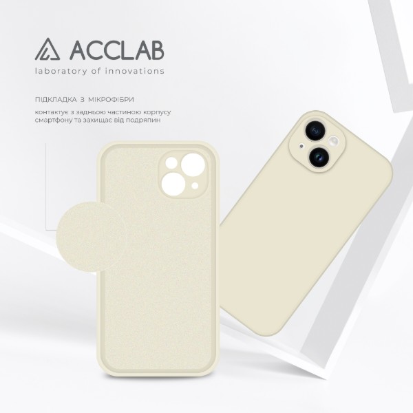 Фото - Чехол для смартфона ACCLAB SoftShell for Apple iPhone 14 Plus White (1283126556982)