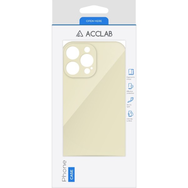 Фото - Чехол для смартфона ACCLAB SoftShell for Apple iPhone 14 PRO White (1283126557033)