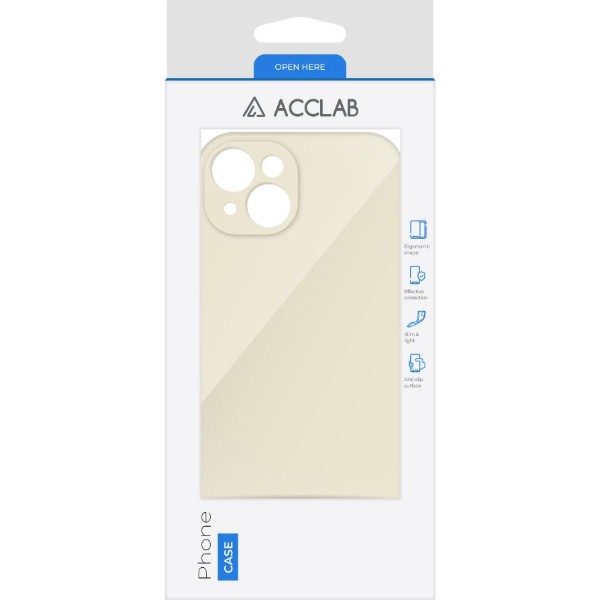 Фото - Чехол для смартфона ACCLAB SoftShell for Apple iPhone 14 White (1283126556944)