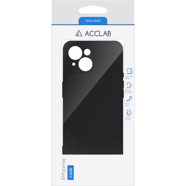 Фото - Чохол для смартфону ACCLAB SoftShell for Apple iPhone 15 Plus Black (1283126586439)