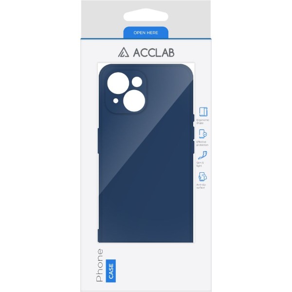 Фото - Чохол для смартфону ACCLAB SoftShell for Apple iPhone 15 Plus Blue (1283126586392)