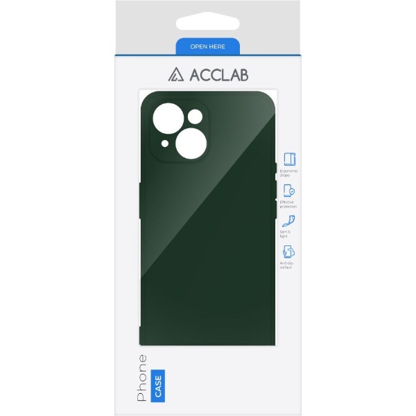 Фото - Чохол для смартфону ACCLAB SoftShell for Apple iPhone 15 Plus Dark Green (1283126586415)