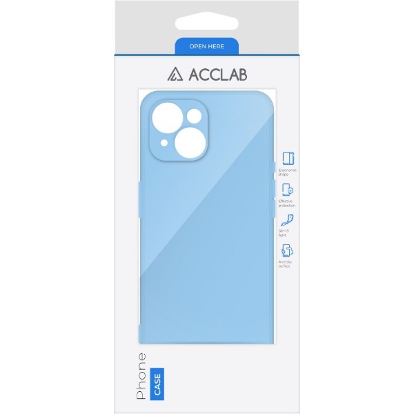 Фото - Чохол для смартфону ACCLAB SoftShell for Apple iPhone 15 Plus Light Blue (1283126586408)