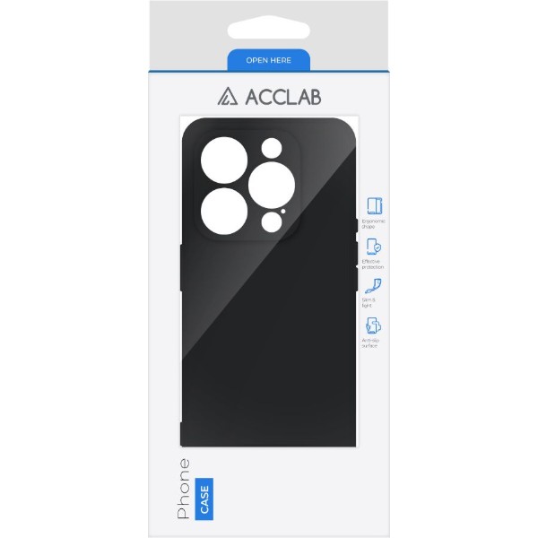 Фото - Чохол для смартфону ACCLAB SoftShell for Apple iPhone 15 Pro Black (1283126586484)
