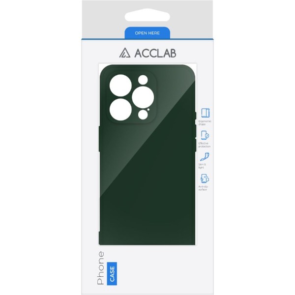 Фото - Чехол для смартфона ACCLAB SoftShell for Apple iPhone 15 Pro Max Dark Green (1283126586514)