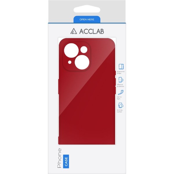 Фото - Чехол для смартфона ACCLAB SoftShell for Apple iPhone 15 Red (1283126586378)
