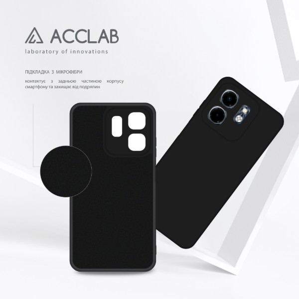Фото - Чехол для смартфона ACCLAB SoftShell for Infinix Smart 9 Black (1283126611711)