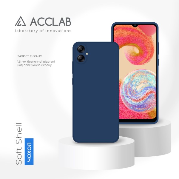 Фото - Чехол для смартфона ACCLAB SoftShell for Samsung Galaxy A04e Blue (1283126586583)