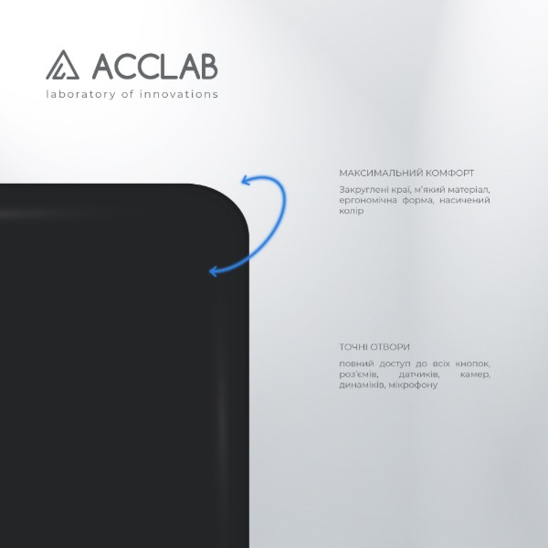 Фото - Чохол для смартфону ACCLAB SoftShell for Samsung Galaxy A14 5G Black (1283126566998)