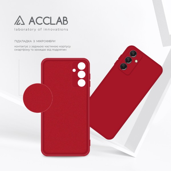 Фото - Чехол для смартфона ACCLAB SoftShell for Samsung Galaxy A24 Red (1283126586880)