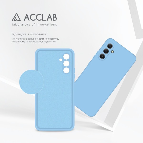 Фото - Чехол для смартфона ACCLAB SoftShell for Samsung Galaxy A34 5G Blue (1283126573477)