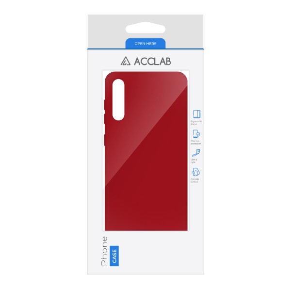 Фото - Чехол для смартфона ACCLAB SoftShell for Samsung Galaxy A51 Red (1283126560668)