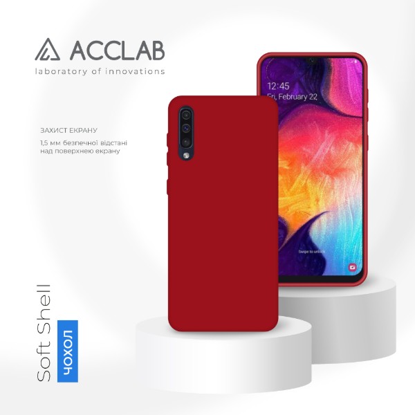 Фото - Чехол для смартфона ACCLAB SoftShell for Samsung Galaxy A51 Red (1283126560668)