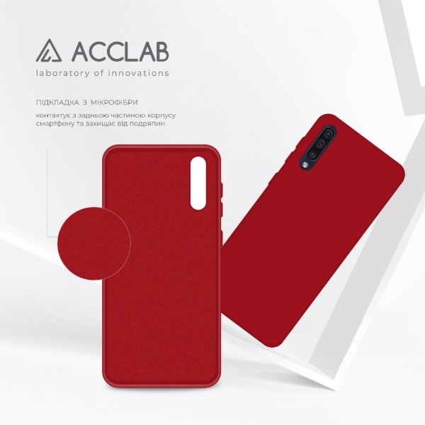 Фото - Чехол для смартфона ACCLAB SoftShell for Samsung Galaxy A51 Red (1283126560668)