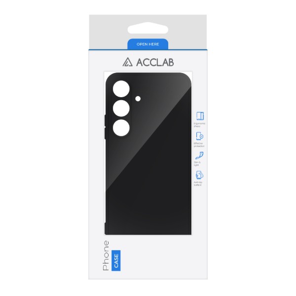 Фото - Чехол для смартфона ACCLAB SoftShell for Samsung Galaxy S24 Black (1283126590375)