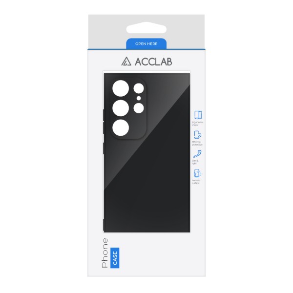 Фото - Чохол для смартфону ACCLAB SoftShell for Samsung Galaxy S24 Ultra Black (1283126590399)