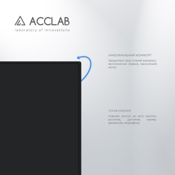 Фото - Чохол для смартфону ACCLAB SoftShell for Samsung Galaxy S24 Ultra Black (1283126590399)