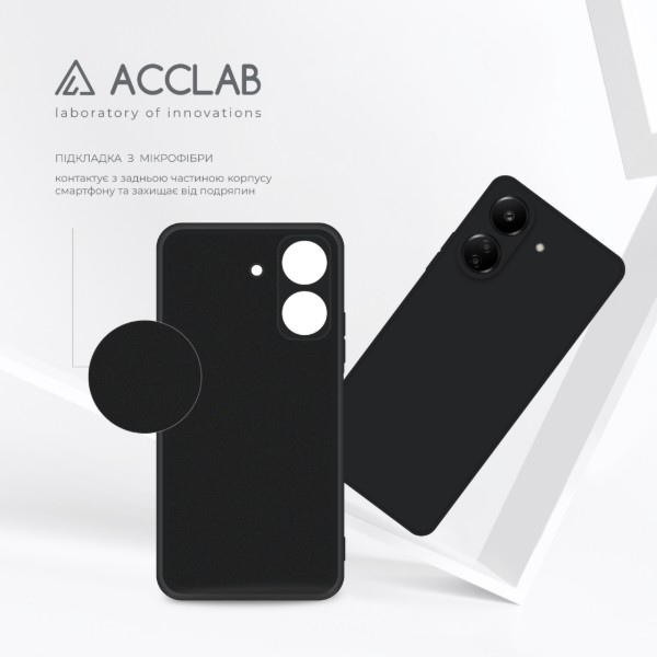 Фото - Чехол для смартфона ACCLAB SoftShell for Xiaomi Redmi 13C 4G Black (1283126590429)