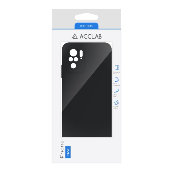 Фото - Чохол для смартфону ACCLAB SoftShell for Xiaomi Redmi Note 10 4G Black (1283126619717)