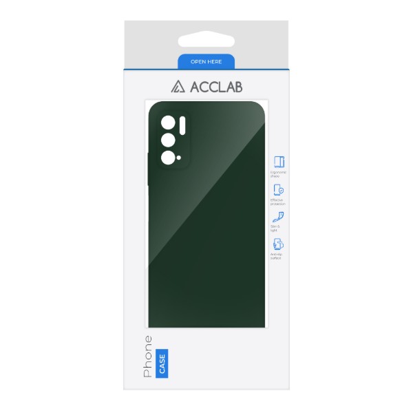 Фото - Чехол для смартфона ACCLAB SoftShell for Xiaomi Redmi Note 10 5G Dark Green (1283126587344)