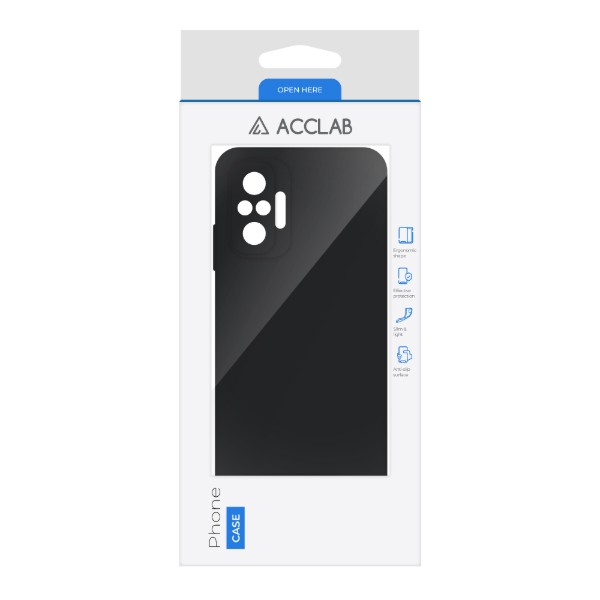 Фото - Чохол для смартфону ACCLAB SoftShell for Xiaomi Redmi Note 10 Pro 4G Black (1283126619793)