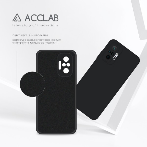 Фото - Чохол для смартфону ACCLAB SoftShell for Xiaomi Redmi Note 10 Pro 4G Black (1283126619793)