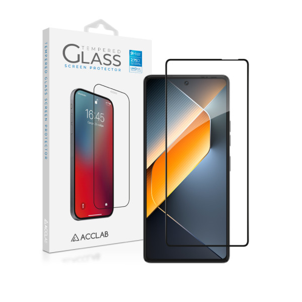 Фото - Захисне скло для смартфону ACCLAB 9H for Tecno Pova 6 / Pova 6 Pro Black (1283126593246)