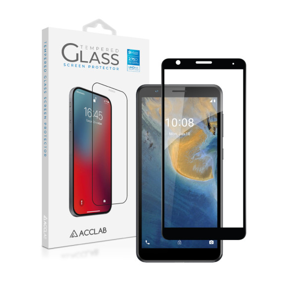 Фото - Защитное стекло для смартфона ACCLAB 9H for ZTE Blade A31 Plus Black (1283126523083)