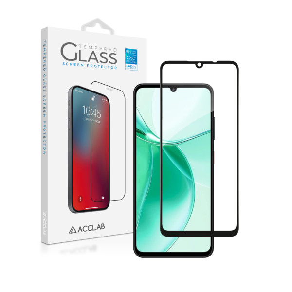 Фото - Защитное стекло для смартфона ACCLAB 9H for ZTE Blade A35 / A55 / A36 / A56 Black (1283126598845)