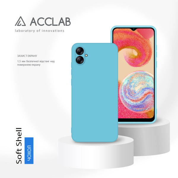 Фото - Чехол для смартфона ACCLAB Silicone Case for Samsung Galaxy A04e Blue (1283126601415)