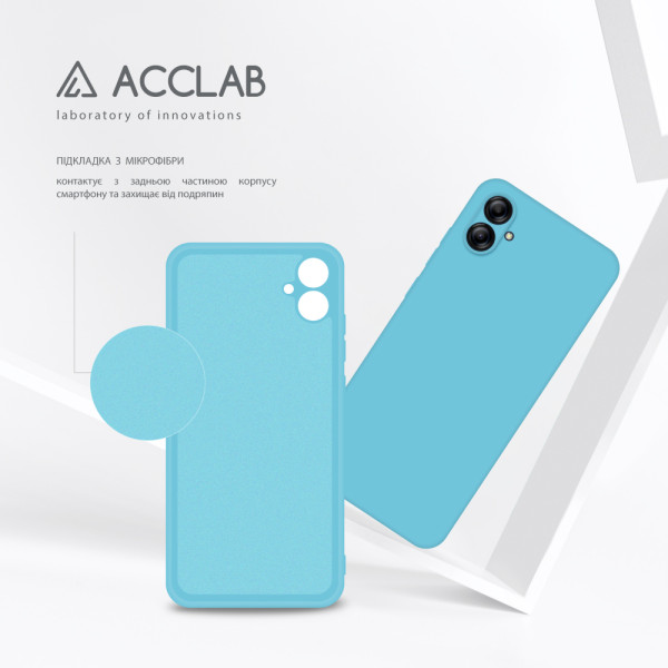 Фото - Чехол для смартфона ACCLAB Silicone Case for Samsung Galaxy A04e Blue (1283126601415)