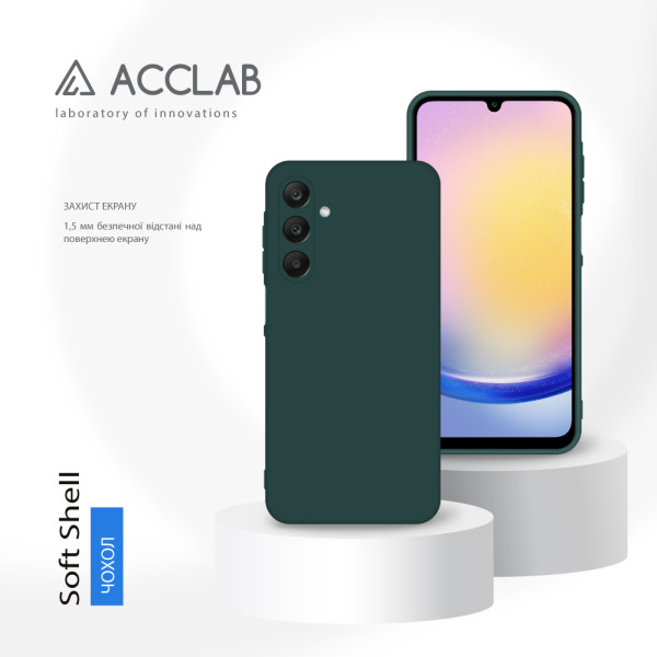 Фото - Чехол для смартфона ACCLAB Silicone Case for Samsung Galaxy A25 Dark Green (1283126601866)