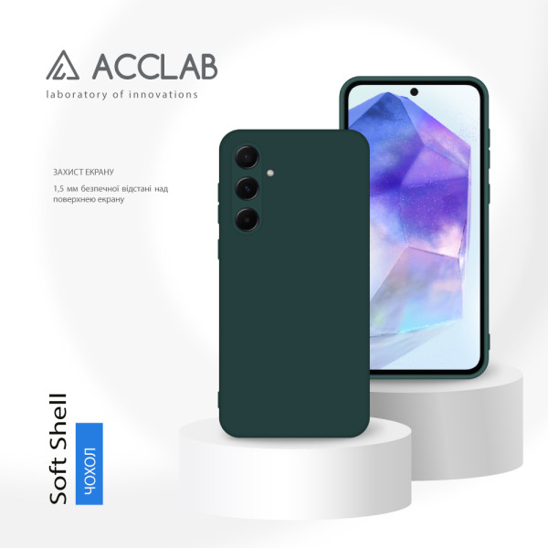 Фото - Чехол для смартфона ACCLAB Silicone Case for Samsung Galaxy A55 Dark Green (1283126602023)
