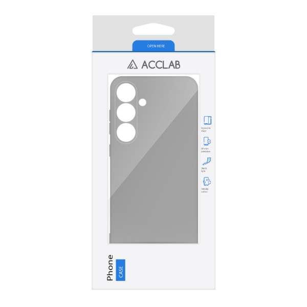 Фото - Чехол для смартфона ACCLAB Silicone Case for Samsung Galaxy S24 Plus Gray (1283126602092)